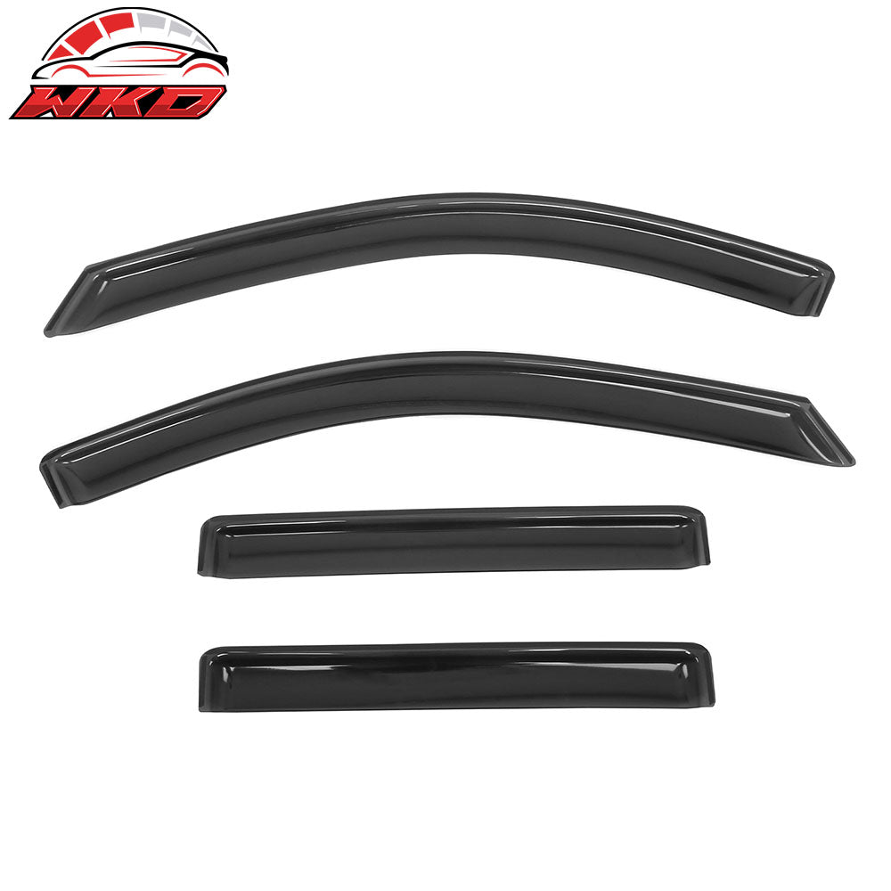 Fits 18-23 Chevy Traverse Window Visors Vent Rain Guards Deflectors In-Channel