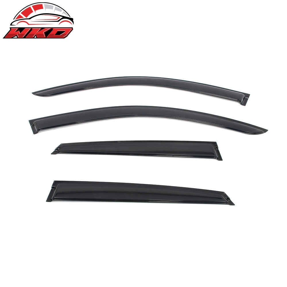 Fits 22-26 Genesis GV70 & Electrified Window Visors Vent Rain Sun Guards Tape-On