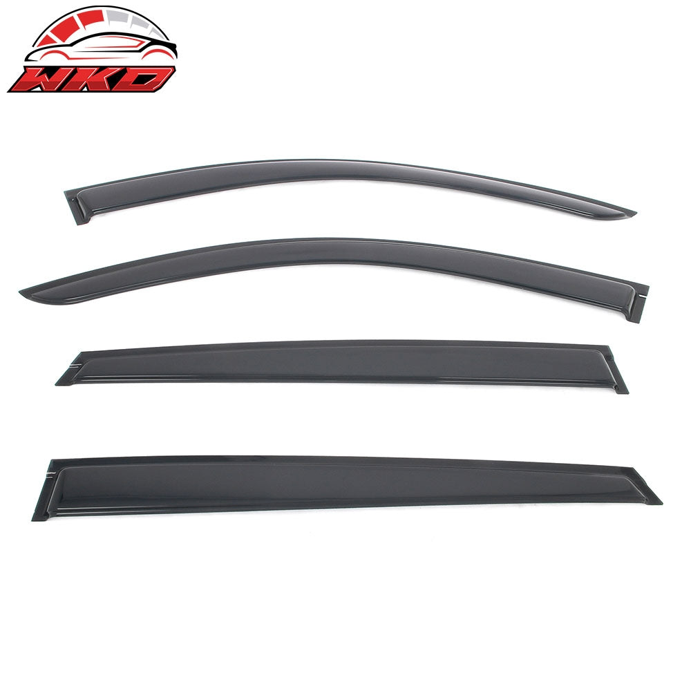 Fits 21-26 Genesis GV80 Window Visors Vent Rain Sun Guards Deflectors Tape-On