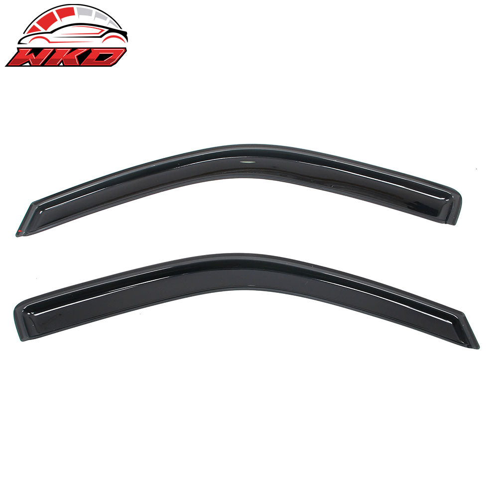 Fits 04-12 Chevy Colorado GMC Canyon Regular Cab Window Visors Guards In-Channel
