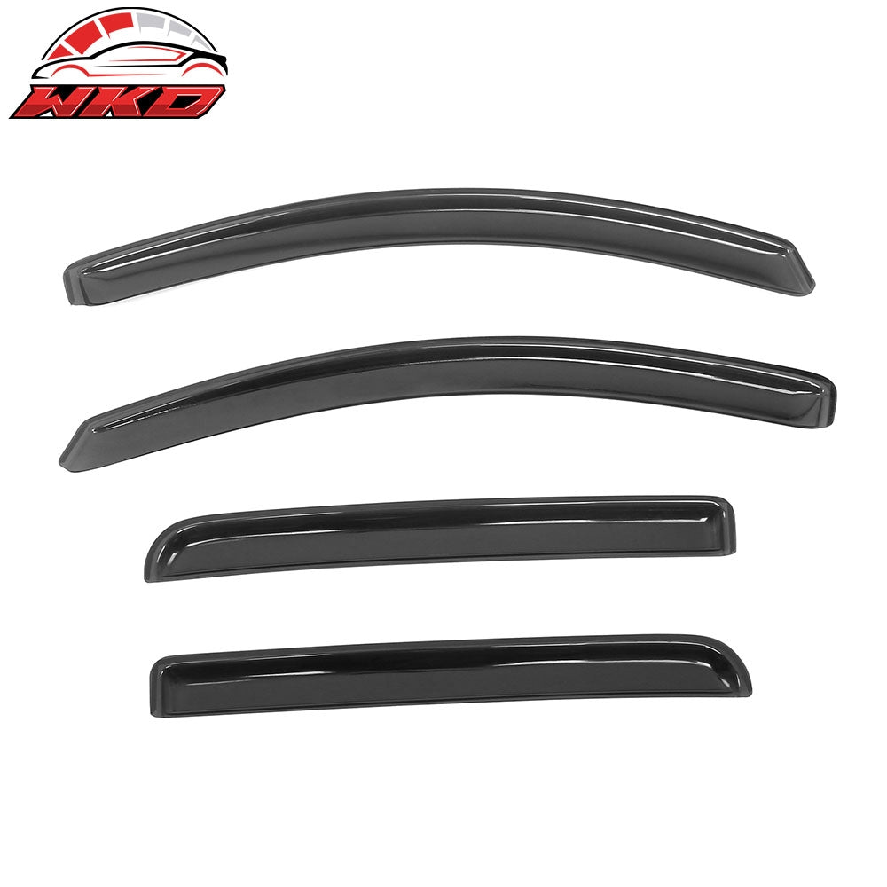 Fits 15-22 Chevy Colorado GMC Canyon Crew Cab Window Visors Deflector In-Channel