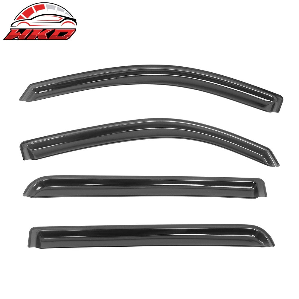 Fits 19-25 Dodge Ram 1500 Crew Cab In Channel Window Visors Sun Rain Guard Vent