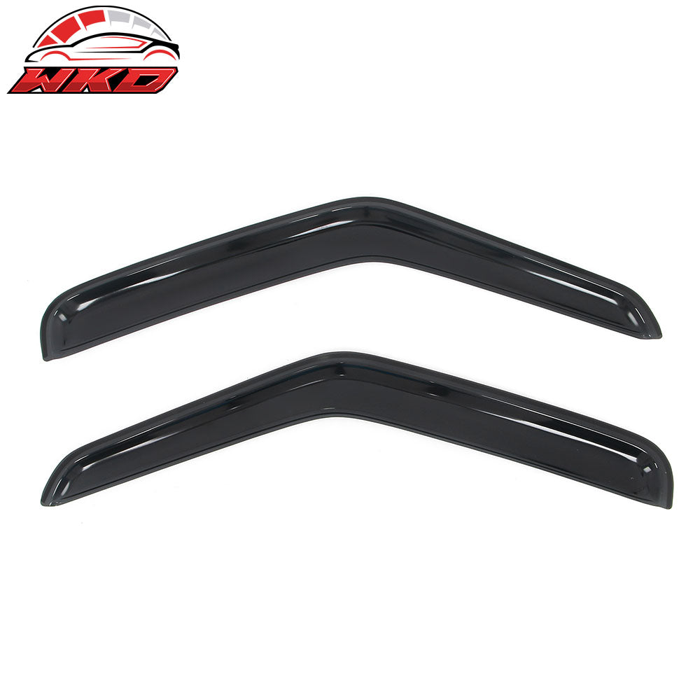 Fits 92-06 Ford Econoline E-Series Van Window Visors In-Channel Deflector Guard