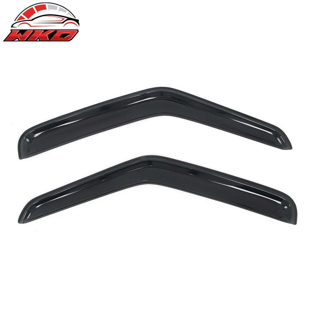 Fits 92-06 Ford Econoline E-Series Van Window Visors In-Channel Deflector Guard