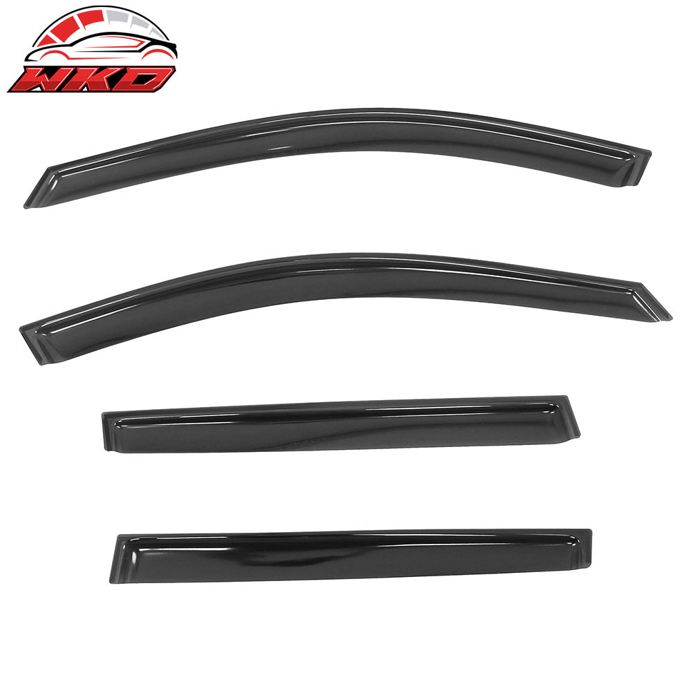 Fits 19-25 Toyota RAV4 Prime Acrylic Window Visors In Channel Rain Sun Deflector