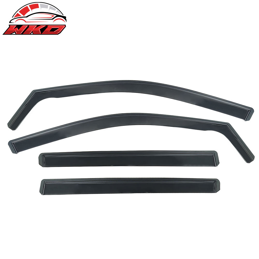 Fits 14-19 Toyota Highlander In-Channel Window Visors Rain Guards Deflectors PC