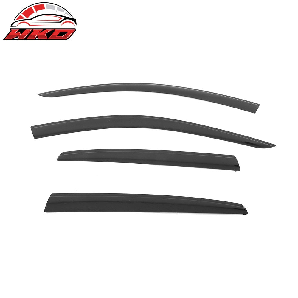Fits 21-25 Acura TLX Low Profile Style Tape-On Window Visors Sun Rain Deflectors