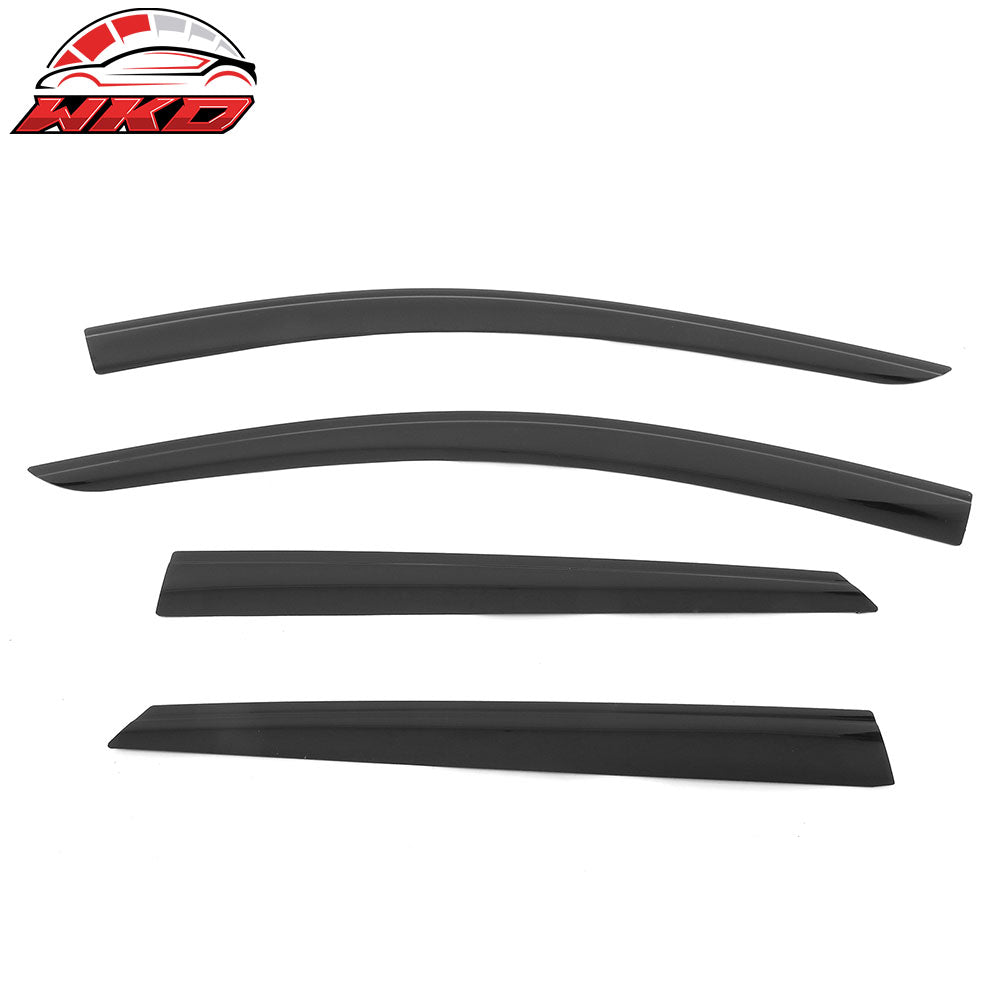 Fits 17-25 Cadillac XT5 Low Profile Style Tape-On Window Visors Rain Deflectors