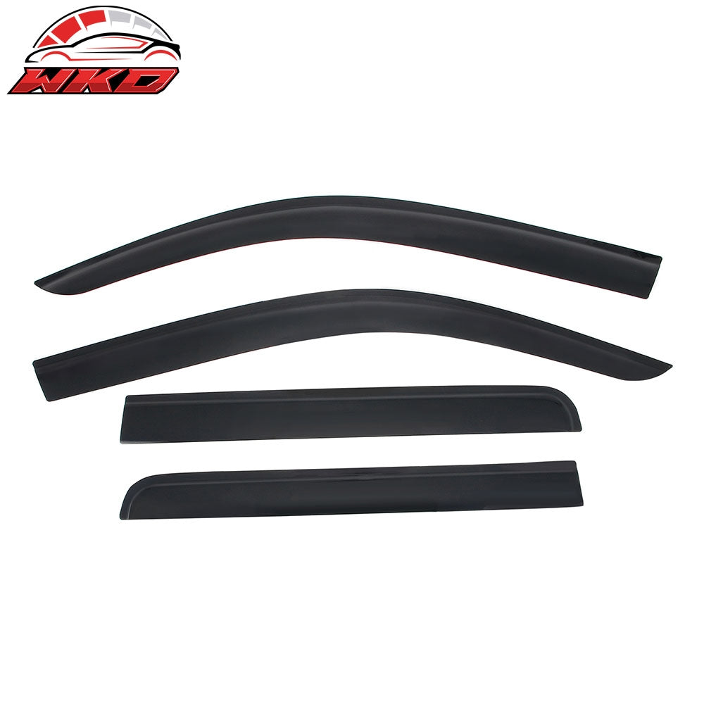 Fits 22-25 Ford Maverick Low Profile Style Tape-On Window Visors Rain Deflectors