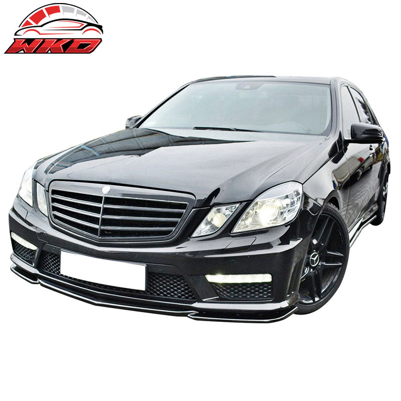 Fits 10-13 Mercedes Benz E Class W212 AMG Style Front Bumper Cover with LED DRL