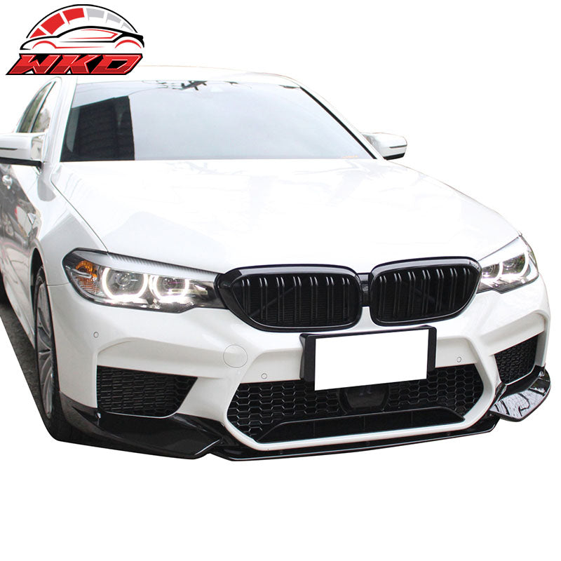 Fits 17-20 BMW G30 Sedan M5 Style Front Bumper Cover w/ Lip & Fog Cover