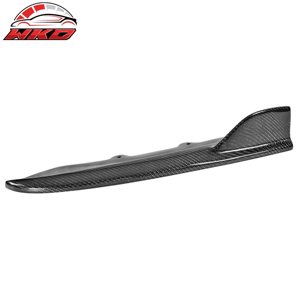 Fits 12-18 BMW F30 M-tech FD Style Rear Bumper Lip Side Apron Matte Carbon Fiber