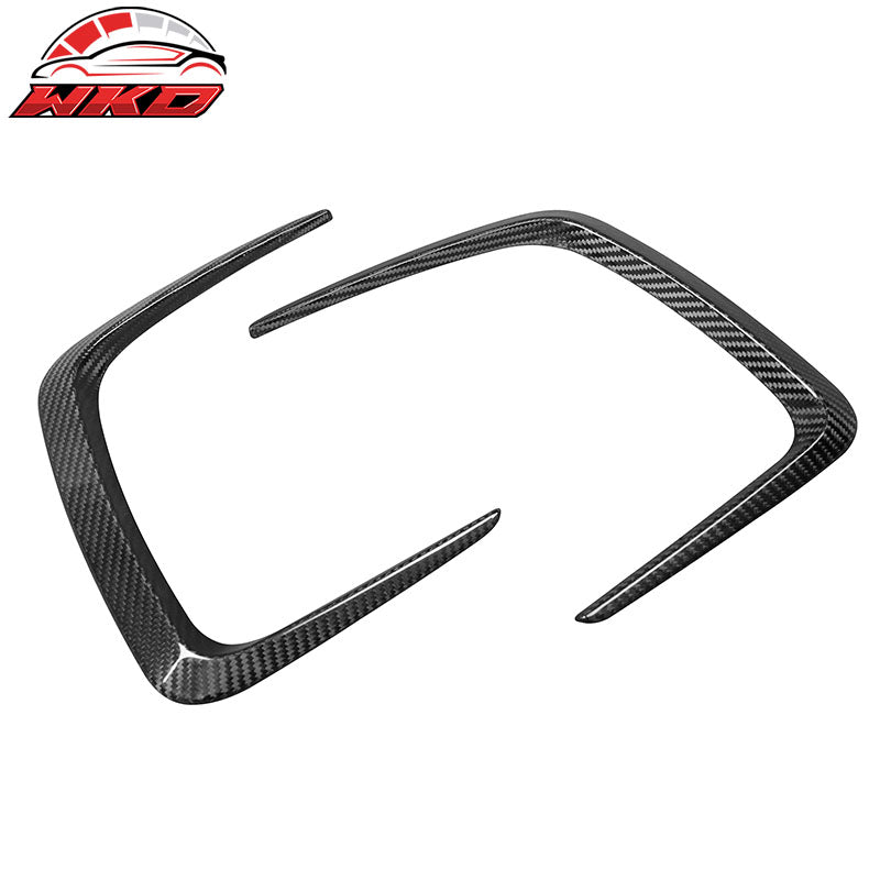Dry Carbon Fiber Fits 21-23 G80 M3 G82 G83 M4 X Style 2PC Front Hood Vent Scoops