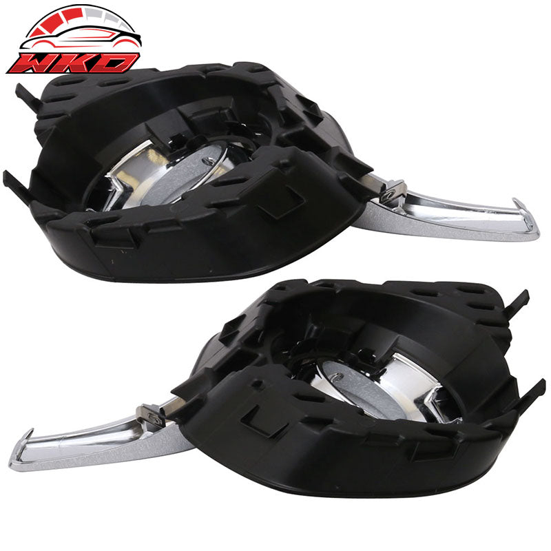 Fits 10-16 Chevy Equinox Front Bumper Projector Fog Lights Lamp H11 12V 55W Pair