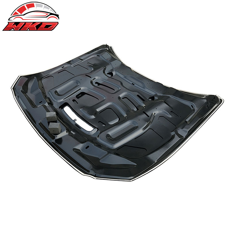 Fits 15-17 Ford Mustang GT-350 Style Aluminum Front Hood Scoop Unpainted Black