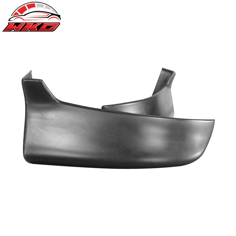 Fits 99-00 Civic EK SIR PU Front Bumper Lip + 2PC Rear Bumper Lip Valance Spats