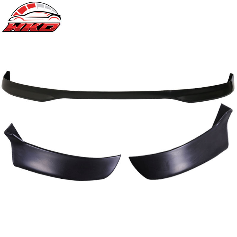 Fits 96-98 Civic 3Dr TR Style Front Bumper Lip + Rear Lip Valance Spats 2PCS