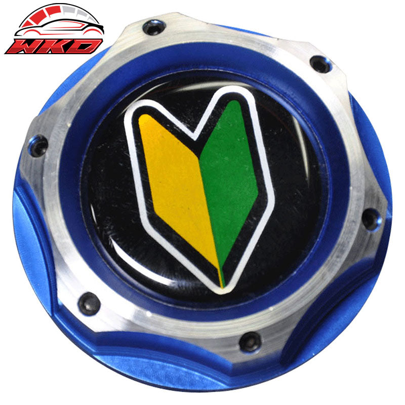 Wholesale Civic Acura RSX Blue Chrome 2 Tone Beginner Badge Engine Oil Filler Cap