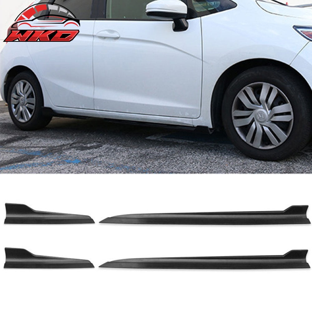 Fits Honda 4PCS Side Skirts Extension Rocker Panels + Rear Side Splitters PP