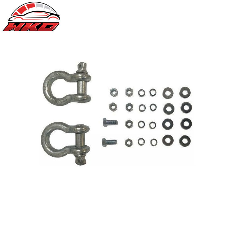 Fits 07-18 Jeep Wrangler JK Front Bumper Bull Bar Grille + Fender Flares Pair