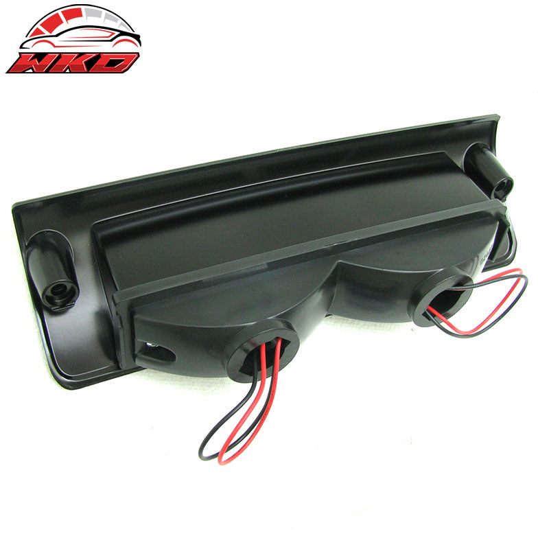 Fits 93-97 Pontiac Firebird LED 3RD Third Brake Lights Lamp Kit Black Housing