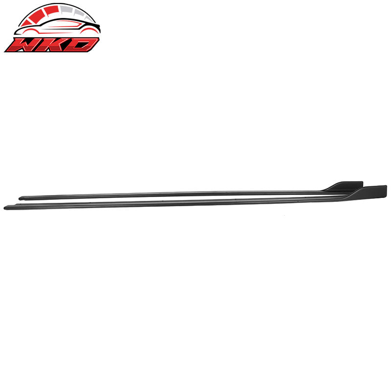 Fits 18-24 Toyota Camry IKON Style Matte Black Side Skirts & Rocker Panel - PP