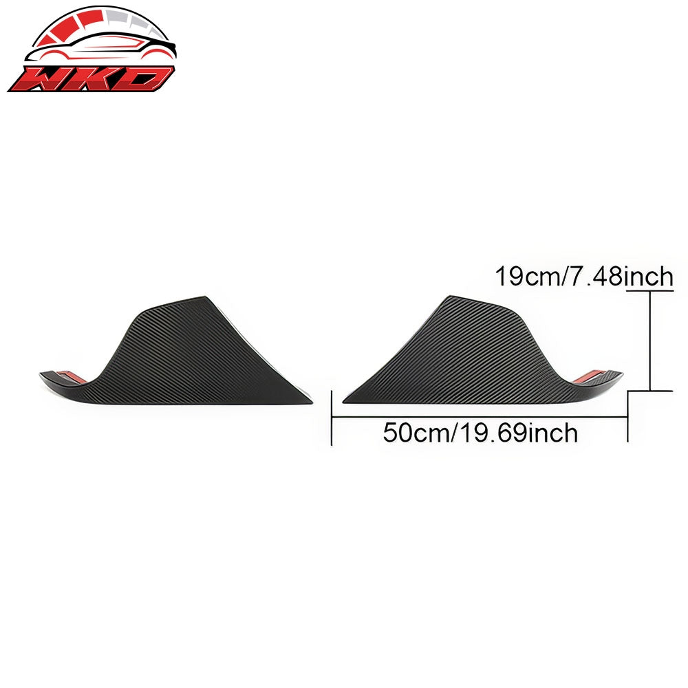 Fits 20-25 Toyota GR Supra A90 A91 AG Style Rear Bumper Apron Gloss Carbon Fiber