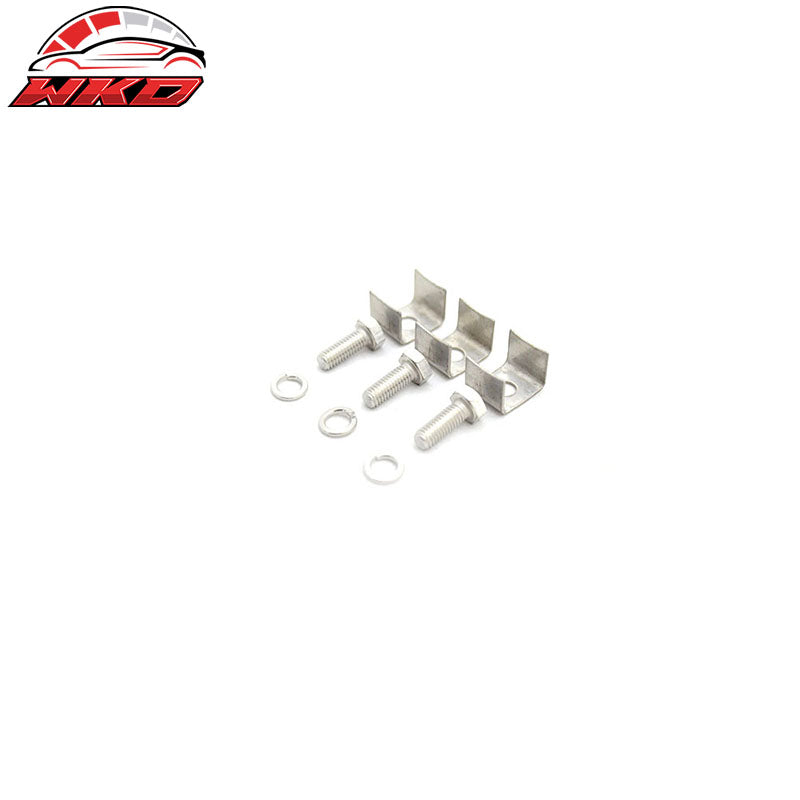 Add On Chrome Gunmetal Stainless Exhaust Slant Cut Muffler Tip 2.5in ID 3.5in OD