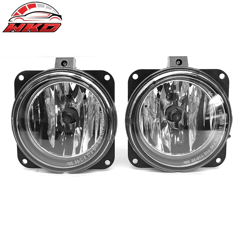Fits 02 Lincoln LS Front Bumper Driving Fog Lights Lamps Replacement Clear Lens