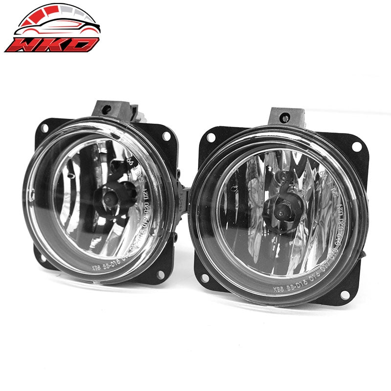 Fits 02 Lincoln LS Front Bumper Driving Fog Lights Lamps Replacement Clear Lens