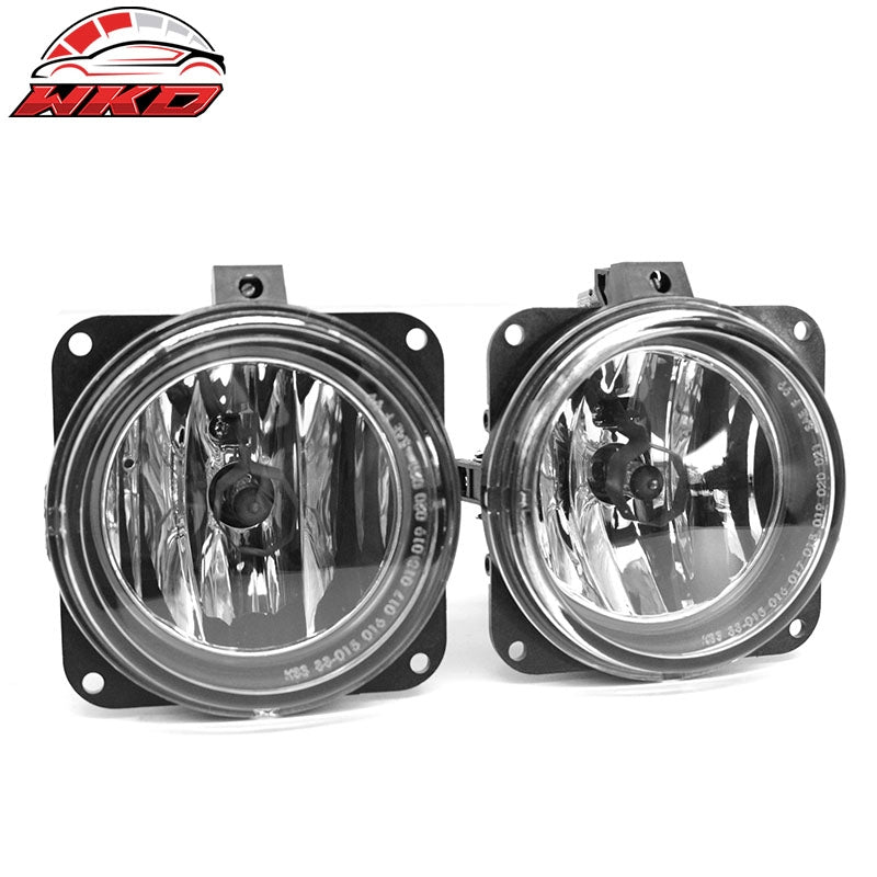 Fits 02 Lincoln LS Front Bumper Driving Fog Lights Lamps Replacement Clear Lens