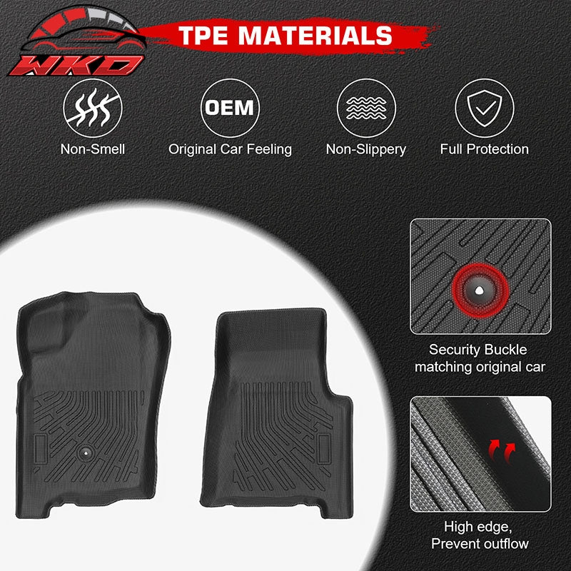 Fits 04¨C10 Ford Ranger Mazda B2300 B3000 B4000 Anti-Slip Floor Mats TPE Carpets
