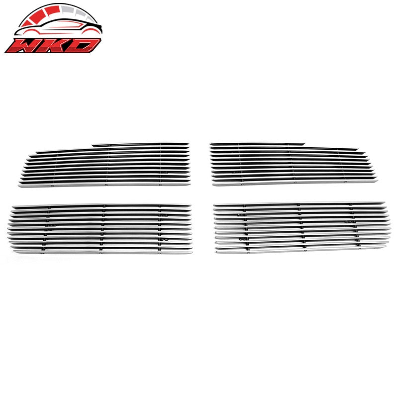 Wholesale 05 Dodge Dakota Front Bumper Upper Billet Grille Insert Assembly Chrome 4PC