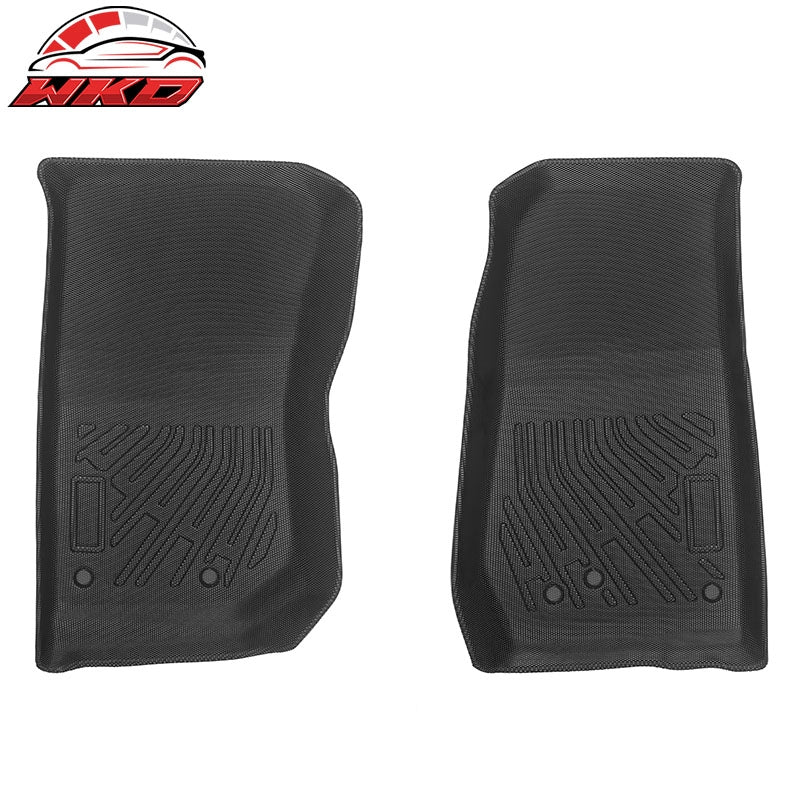 Wholesale 07¨C18 Jeep Wrangler JK 2DR 4DR Anti-Slip Floor Mats All Weather TPE Carpets