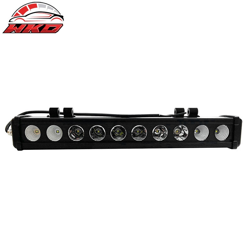 Wholesale 19" 100W 10 LED Light Bar Single Row Spot Flood Combo Truck SUV Offroad Driving