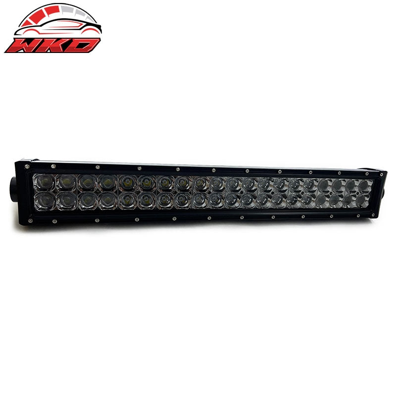 21" 120W 2 Row LED Light Bar Spot Flood Combo Truck SUV ATV Jeep Offroad Driving