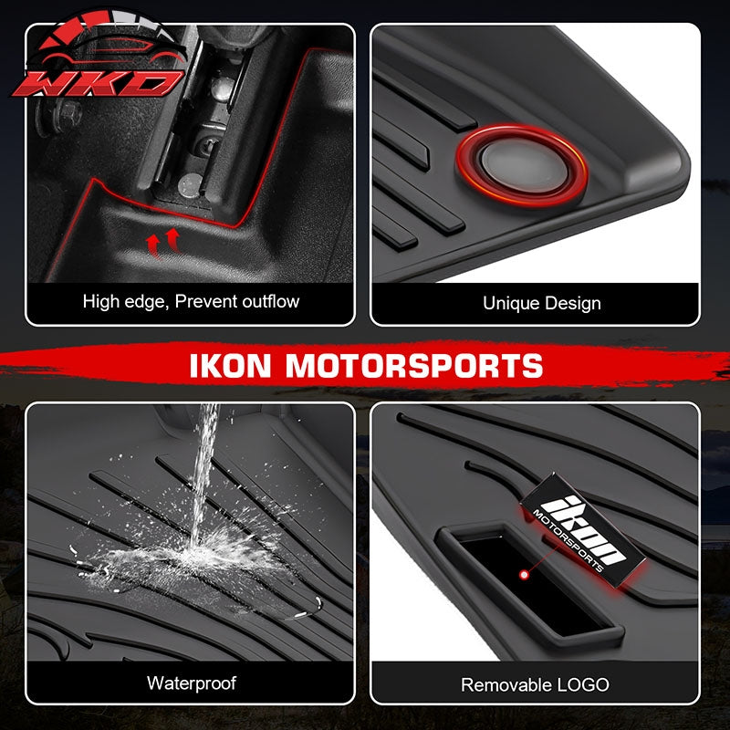 Fits 25 MINI Cooper F65 4-Door Hardtop TPE All Weather 3D Floor Mats Cargo Liner