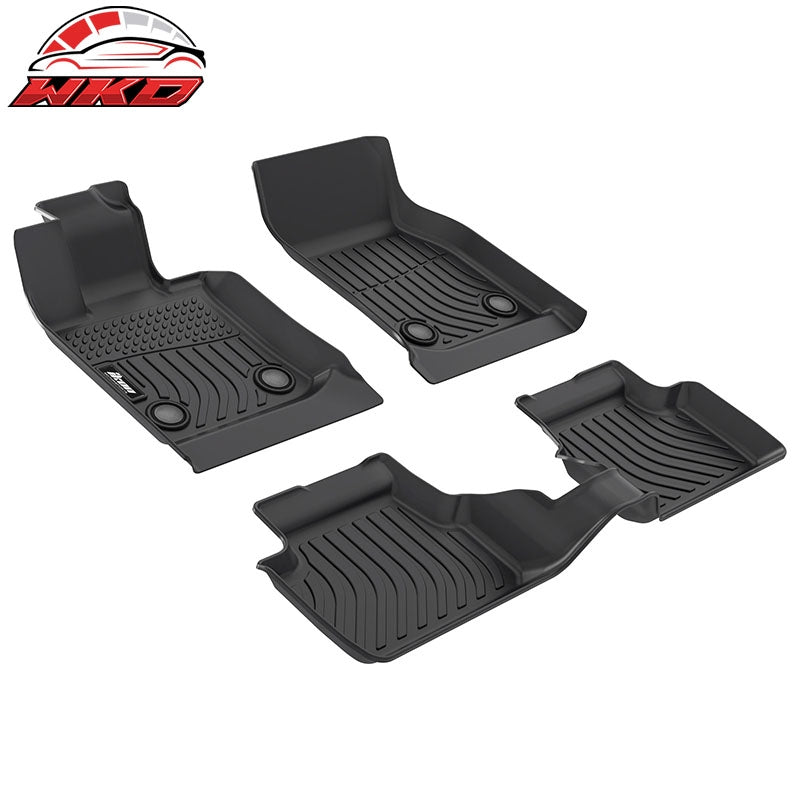Fits 25 MINI Cooper F65 4-Door Hardtop TPE All Weather 3D Floor Mats Cargo Liner