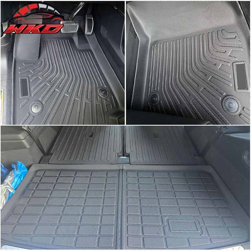 Fits 26 Cadillac Vistiq 6 Seats TPE Floor Mats Liner+ Trunk Mat + Backrest Mats