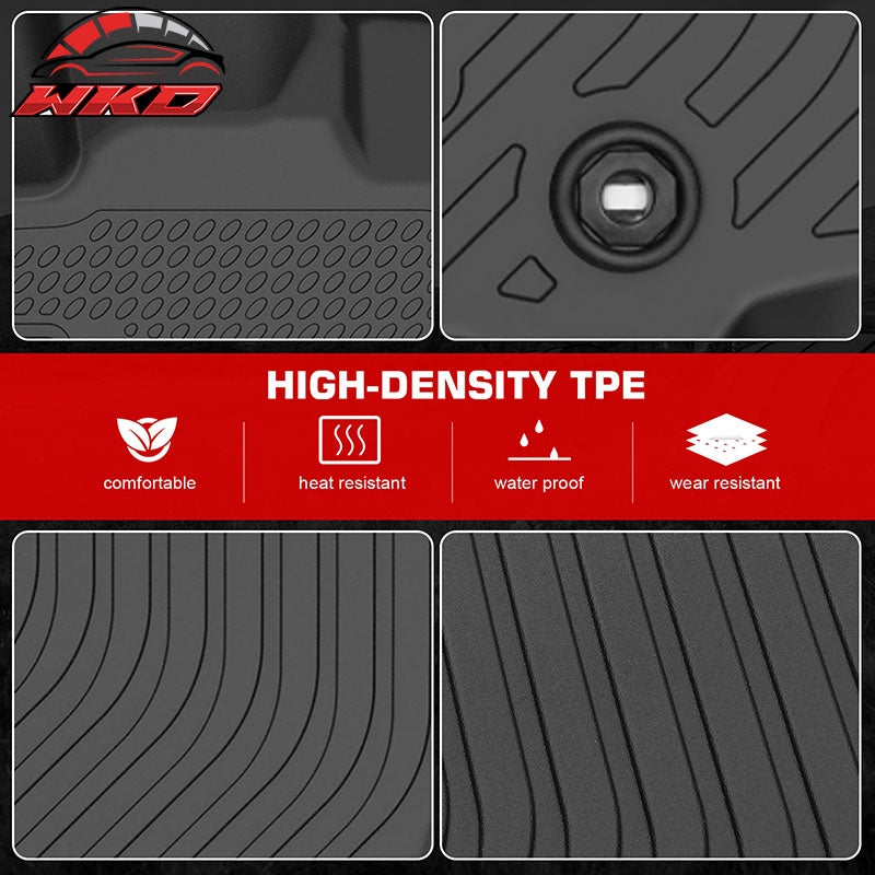 Fits 26 Subaru Crosstrek Hybrid TPE All Weather 3D Floor Mats Cargo Liner Carpet