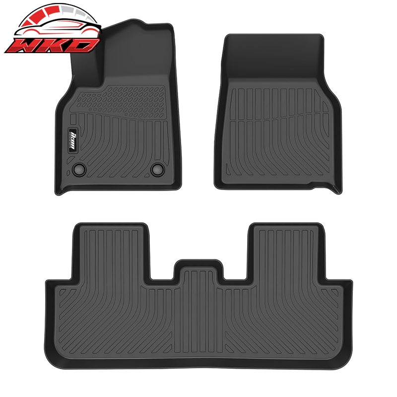Fits 26 Tesla Model Y Juniper 3D TPE Front & Rear Storage & Floor & Trunk Mats