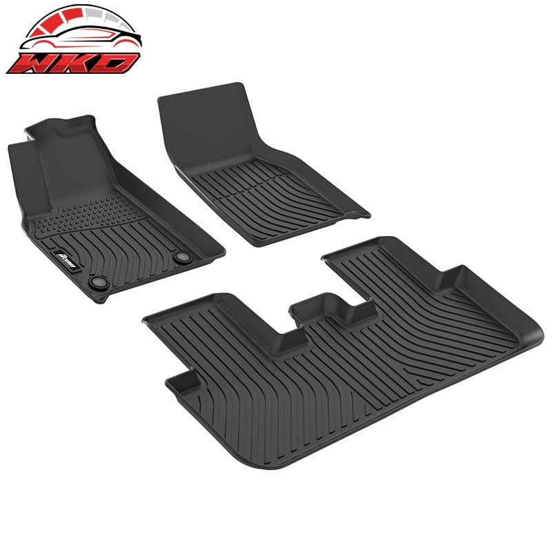 Fits 26 Tesla Model Y Juniper 3D TPE Front & Rear Storage & Floor & Trunk Mats
