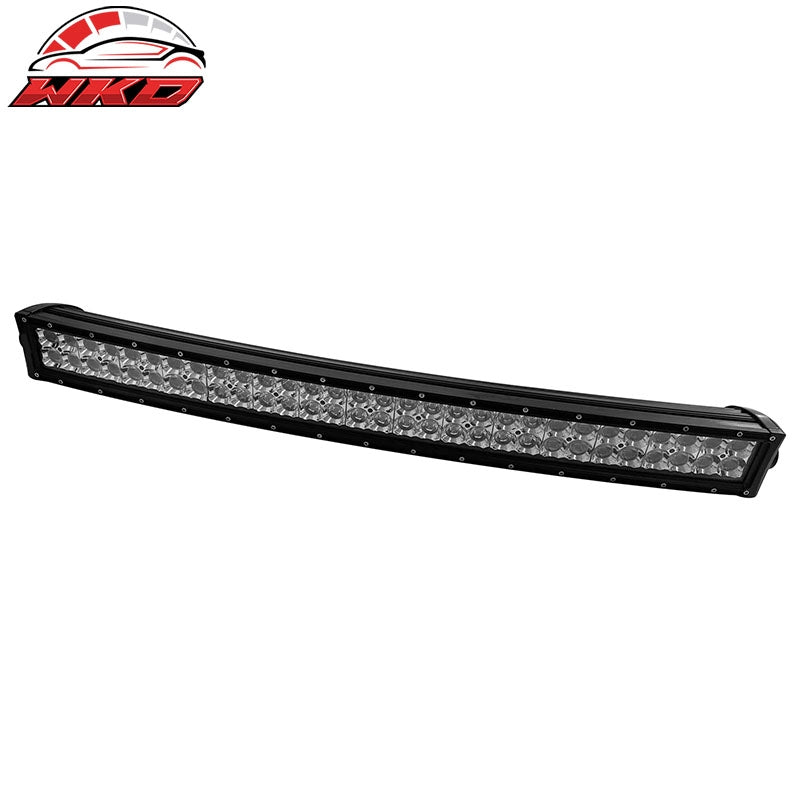 31" 180W LED Light Bar Dual Row Slim Spot Flood Combo Work SUV Offroad Driving