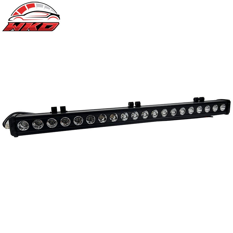 37" 200W 20 LED Light Bar 25 Degree Flood Universal Truck SUV ATV Jeep Offroad