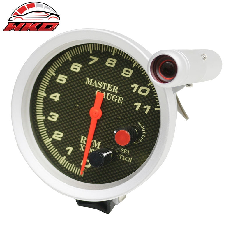 5" 11000 RPM Universal Auto Car Tachometer Gauge Steel 7 Colors