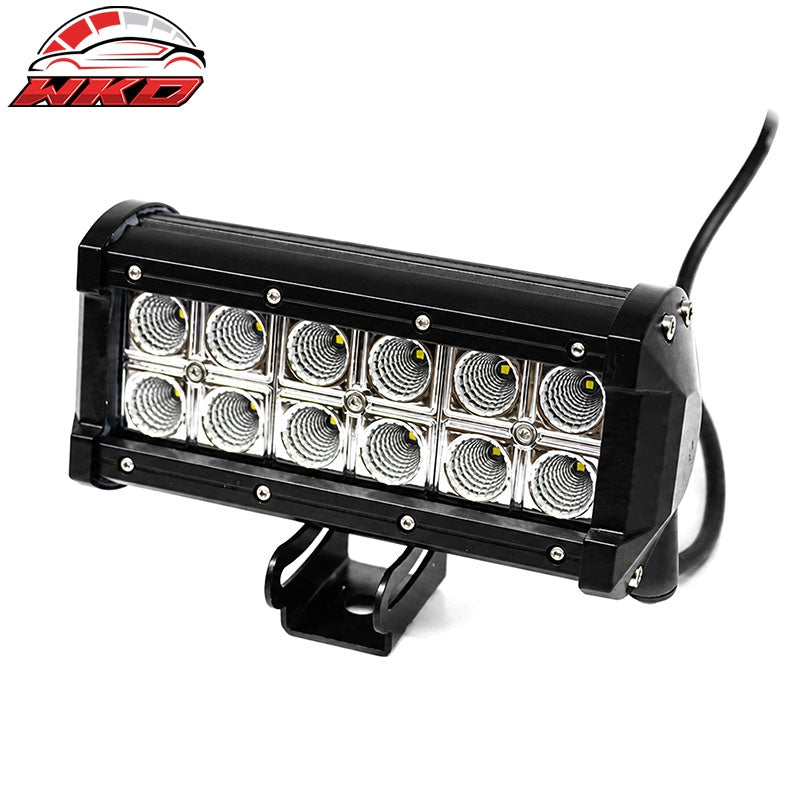 Wholesale 7" 36W 12 LED 2 Row LED Work Light Bar Spot Flood Combo Truck SUV ATV Off Road