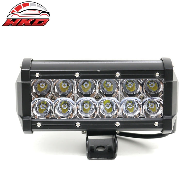 Wholesale 7" 36W 12 LED 2 Row LED Work Light Bar Spot Flood Combo Truck SUV ATV Off Road
