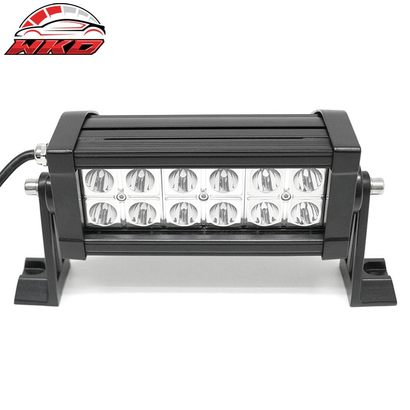Wholesale 7" 36W 12 LED 2 Row LED Work Light Bar Spot Flood Combo Truck SUV ATV Off Road