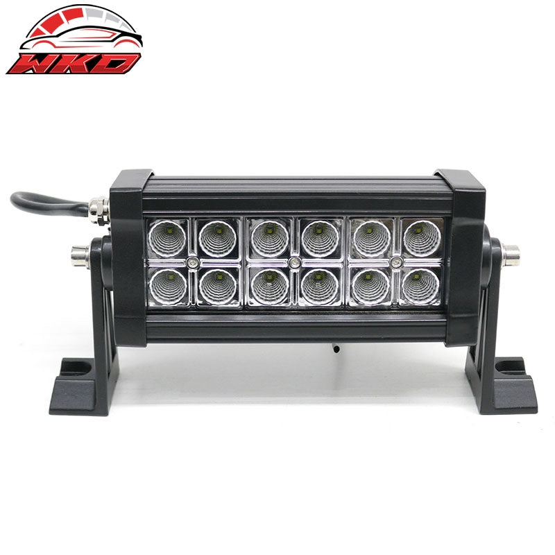Wholesale 7" 36W 12 LED 2 Row LED Work Light Bar Spot Flood Combo Truck SUV ATV Off Road