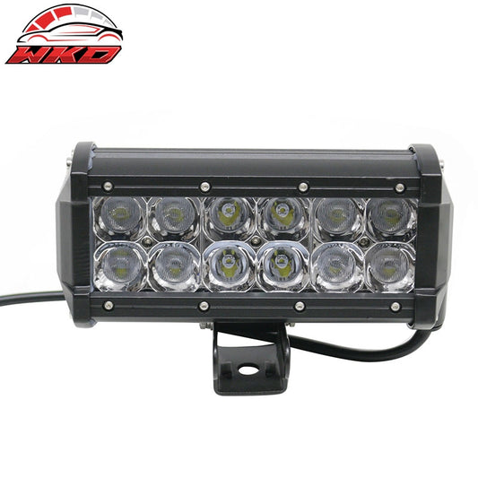 Wholesale 7" 36W 12 LED 2 Row LED Work Light Bar Spot Flood Combo Truck SUV ATV Off Road - Wikond Auto